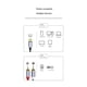 thumbnail image 4 of USB C to 2RCA Audio Cable Adapter Type-C to Dual RCA 1M, 4 of 5
