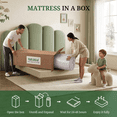 thumbnail image 2 of Twin Mattress, IULULU 8" Gel Memory Foam Mattress with Removable Cover Mattress in a Box Medium Firm Mattress, 2 of 6