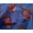 thumbnail image 4 of oneOone Silk Tabby Fabric Leaves & Floral Block Decor Fabric Printed BTY 42 Inch Wide, 4 of 6