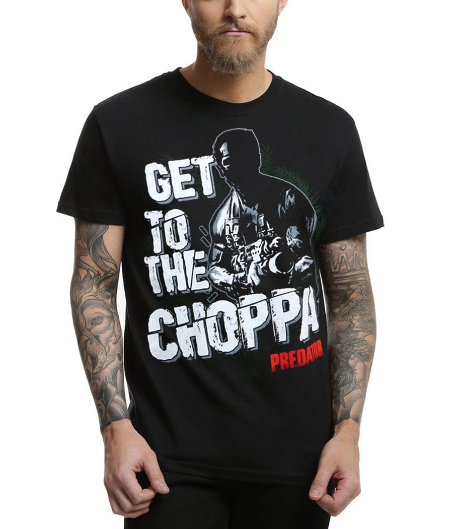 Svømmepøl hørbar Ved Predator Get To The Choppa T-Shirt - Walmart.com