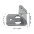 thumbnail image 2 of Uxcell 50Pack 5-Holes Metal Sofa Repair Spring Clip Piezas de reparación de muebles, 2 of 7