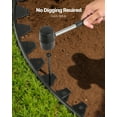 thumbnail image 4 of VEVOR Landscape Edging Border, 10Pcs 6 ft x 1.6 in Plastic Garden Edging with 60 Spikes, Sun-Resistant Flowerbed Borders, DIY Layout, No Dig Garden Edger Border Divider for Lawn Edgings for Yard, 4 of 6