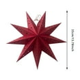 thumbnail image 2 of putnchl Ne Cornered Paper Star Shaped Lampshade Christmas Hanging Lamp Decoration, 2 of 2