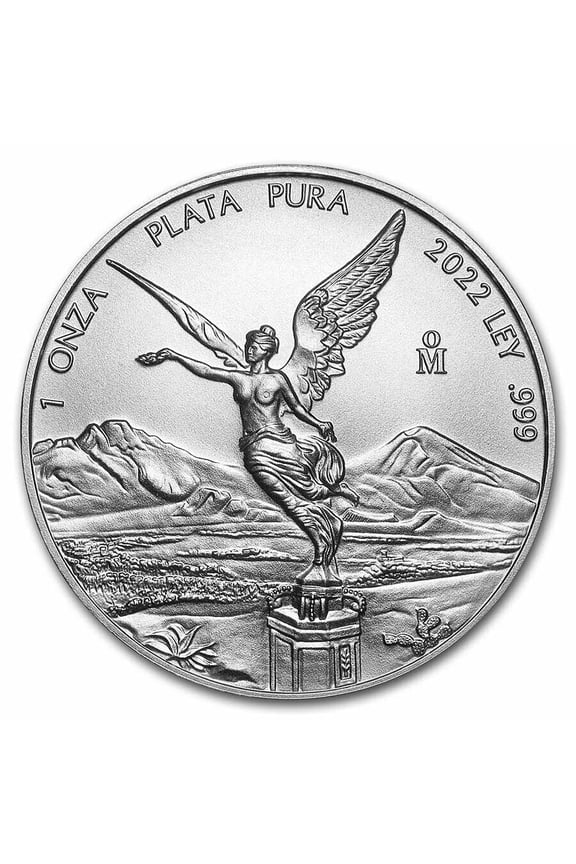 2022 1 oz Mexican .999 Fine Silver Libertad Coin BU