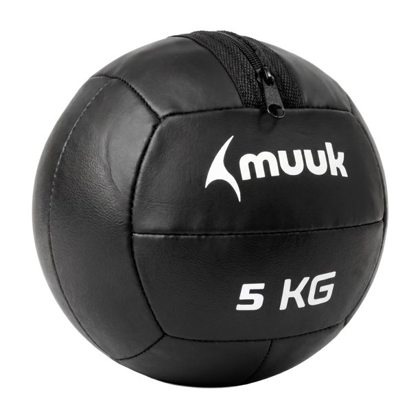 Balón Medicinal de 5 kg Negro Muuk Fitness