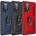 thumbnail image 2 of Funda de armadura de moda para Samsung Galaxy A50, 51, A12, A32, 70, A71, S21, S20 FE Ultra, S10, S9, S8 Plus, S10E, 5G, anillo de Metal, cubierta anticaída, 2 of 4