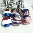 thumbnail image 4 of Fourth of July Decorations, Independence Day Sequin Ball Decorative Ball Pendant Foam Ball Pendant 6pcs, 4 of 8