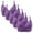 Purple, variant on Fatuov Plus Size Bras for Women Wirefree Soft Everyday Bras for Casual Full Coverage Seamless Push Up T-Shirt Bras, 5-Pack, Black, 46B