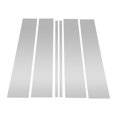 thumbnail image 1 of Moldura de Ventana del Poste de la Puerta Unique Bargains para Chevy Suburban 2015-2020 Tono Plateado Sticker Antirrayaduras para Cubrir los Postes de 6 Pcs, 1 of 7