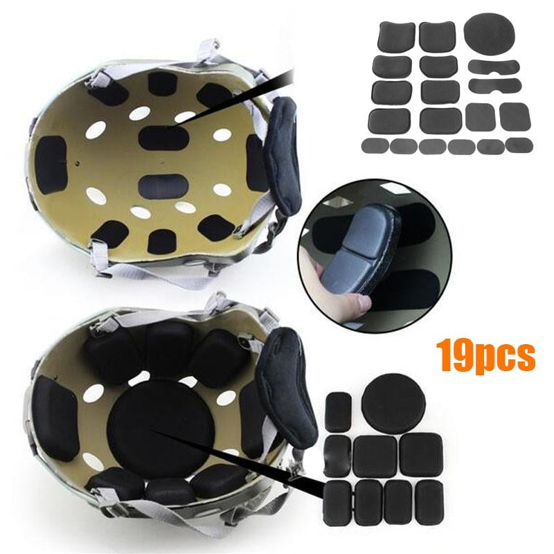 2 Set Helmet Internal Memory Foam Pad Protective Mat 