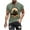 Army Green, variant on Mens Shirts Halloween Ghost Pumpkin T-shirt Short Sleeved Printed Round Neck Blouses Army Green M T-shirts for Men