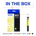 thumbnail image 2 of Cartucho de tinta Epson T812 DuraBrite Ultra Yellow (T812420-S), 2 of 5