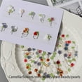 thumbnail image 5 of Rose Flower Nails Art Charms Steel Beads 3D Flower Leaves Nail Charms Resin DIY Nails Art Decoration for Women Girls, 5 of 21