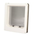 thumbnail image 3 of Puerta plástica para gatos instalación con tornillos ranura interior cortable 4 modos puerta con solapa para mascotas para jaula para mascotas ANGGREK Otros, 3 of 8