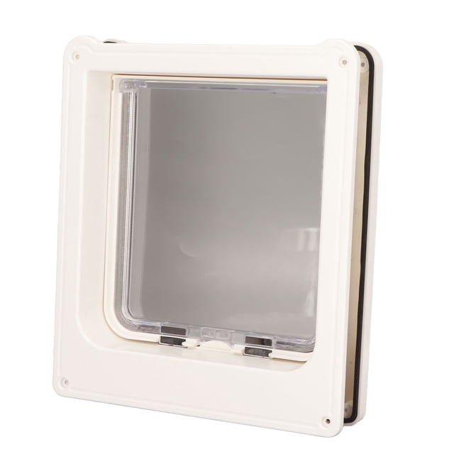 Puerta Con Solapa Para Mascotas, Puerta Con Cerradura Magnética, 4 Modos, Puerta Automática Silenciosa Para Gatos, Jaula Para Mascotas