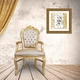 thumbnail image 3 of Bijou, Andrea 20x20 Gold Ornate Wood Framed with Double Matting Museum Art Print Titled - Speckled Trio III, 3 of 4