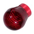 thumbnail image 3 of Perilla de cambio de bola redonda para automóviles, ajuste universal, estilo fibra de carbono rojo, 3 of 8