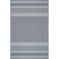 thumbnail image 3 of nuLOOM Tilly Striped Lattice Indoor/Outdoor Area Rug, 8' x 10', Blue, 3 of 4