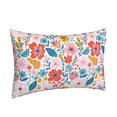 thumbnail image 2 of Binfone Floral Ditsy Standard Size Pillowcase, Long Staple Pure Cotton Envelope Closure Pillow Cover,16"X24", 2 of 9