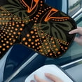 thumbnail image 4 of FORUDESIGNS Turtle Hibiscus Print Thicken Car Windshield Snow Cover, All-Weather Auto Winter Frost Cover Waterproof Sunshade Snow Cover, 55.9 × 37.7 inches, Fits Truck, Van, SUV, 4 of 6