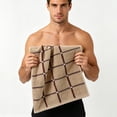 thumbnail image 4 of Huzdenx Geometric Square Cotton Hand Towel, Soft Highly Absorbent Reusable Household Towel, Durable Daily Towel for Bathroom Kitchen, Multiple Colors Available, 4 of 4