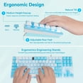 thumbnail image 6 of CHONCHOW Gaming Keyboard and Mouse , 87 Keys TKL Wired Keyboard,3200 DPI Programmable Gaming Mouse, LED Backlit for PS5, PS4, PC, Mac - Ergonomic Design, 6 of 6
