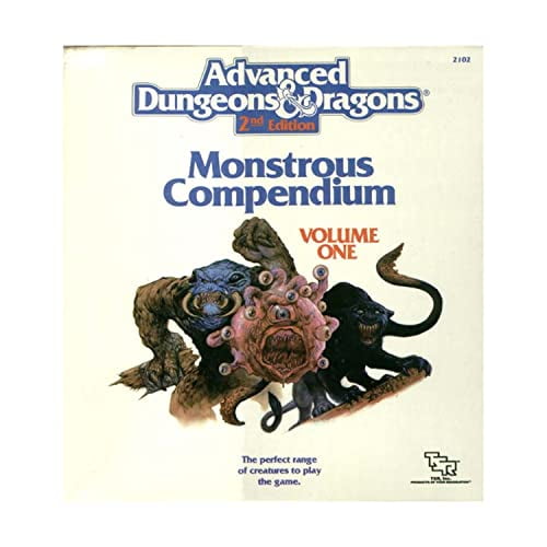 Pre-Owned Advanced Dungeons and Dragons, Vol. 1: Monstrous Compendium