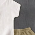 thumbnail image 5 of kpoplk Kids Baby Boys Duck Hunter Clothes Mallard Duck Short Sleeve T-shirt Casual Shorts 2Pcs Toddler Hunting Baby Outfit(Brown,18-24 M), 5 of 6