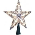 thumbnail image 5 of Kurt Adler 10-Light 7-Inch Clear Star Treetop, 5 of 5
