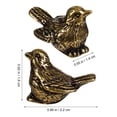 thumbnail image 2 of MERRYHAPY De Pájaro En Latón Con Acabado Dorado Para En Casa U Oficina, 2 of 6