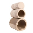 thumbnail image 4 of 3x Chat Chat Griffoir Tunnel Grind Griffes Durable Conseil de Recyclage Chat Gratter Pad, 4 of 8