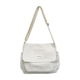 thumbnail image 3 of Bolso bandolera jinwen Bolso de hombro informal Bolsa resistente al agua Axila Blanco, 3 of 7