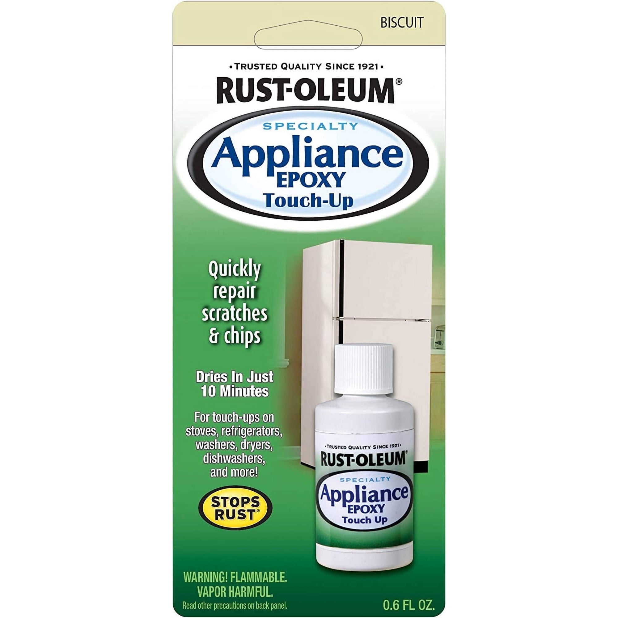 Rust-Oleum 203002 Specialty Appliance Touch Up Paint, 0.6 Oz Bottle, Biscuit