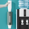 thumbnail image 5 of kkbbma Cup Dispenser Wall Mounted Bathroom Cup Holder under $5 - Disposable Paper Cups Cup Taker Drinking Fountains No Punch Automatic Drop Cups Paper Cups Mugs PET Material, 5 of 7