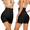 Black, variant on Women's Shapewear High-Waist Thigh Slimmer Tummy Control Shapewear