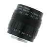 35mm f/1.7 TV Lens Manual Focus for C-Mount Mirrorless Camera Black