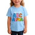 thumbnail image 6 of Blue Cute Lounge T Shirts for Kids Girl Boy Fall Summer Short Sleeve Print Tops Shirts Child 2026 Soft Comfy Clothing Fashion Country Concert Y2K 7 Years, 6 of 9