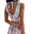 thumbnail image 4 of Julycc Women Summer Boho Long Maxi Dress Party Beach Floral Sundress, 4 of 4