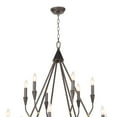 thumbnail image 3 of Regina Andrew 16-1212 Sierra 12 Light 36" Wide Candle Style Chandelier - Silver, 3 of 5