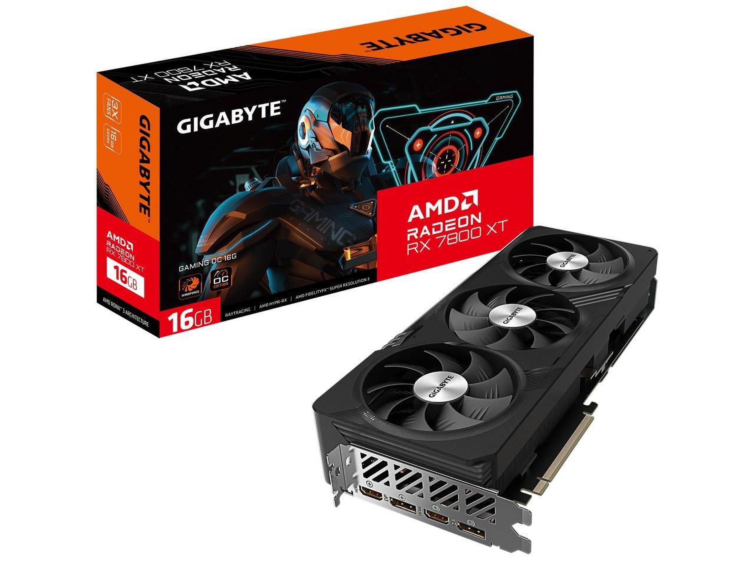 Gigabyte AMD Radeon RX 7800 XT Graphic Card - 16 GB GDDR6 - 7680 x