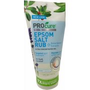 PROCURE Epsom Salt Rub Gel + Aloe Vera, 6 Oz (1 Pack)