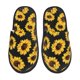 thumbnail image 1 of Fotbe Sunflower 6 Pantuflas Peludas para Mujer con Estampado, Zapatillas de Peluche, Zapatos de Invierno para Casa, Uso Interior y Exterior-Medium, 1 of 8