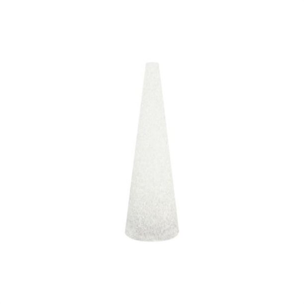 Styrofoam Cone 12 Inch X 4 Inch BulkWhite