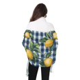 thumbnail image 4 of FORMRS Womens Scarf Winter Soft Long Big Warm Shawls Wrap Tassel Scarves, Cartoon Beige Lemon, 4 of 9
