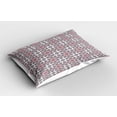 thumbnail image 2 of Ambesonne Vintage Tribal Pillow Sham 2 Pack, Oriental Motif, 26"x20", Rose Mauve Taupe, 2 of 3