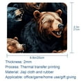 thumbnail image 5 of Bear Square Desk Pad Mouse Pad, 8.3x9.8 Inch Non-Slip Rubber Bottom Printed Mousepad for Office and Gaming, 5 of 6