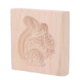 thumbnail image 3 of Wooden Cookie Mould Press Stamp Beechwood for Baking Projects, 3 of 7