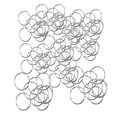 thumbnail image 1 of koolsoo 100PCS Nickel-Plated Metal Book Loose Leaf Binder Rings Clip 1.375 Inch, 1 of 8