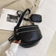 thumbnail image 5 of Bolso Cintura Kuymtek Con Múltiples Bolsillos PU Textura Moderna Negro, 5 of 9