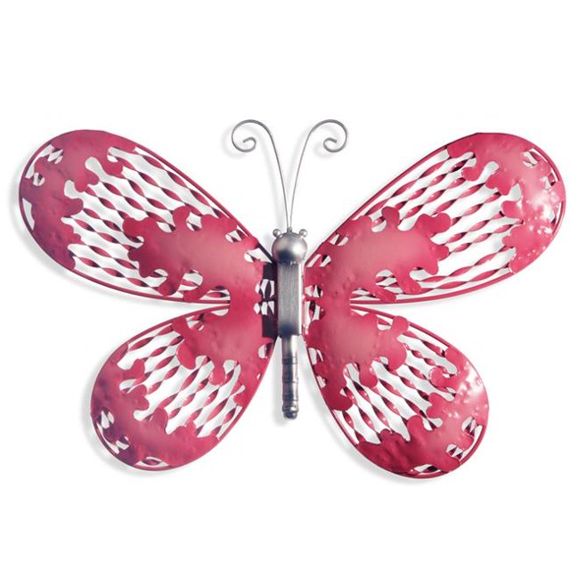 Pink Butterfly Wall Decoration